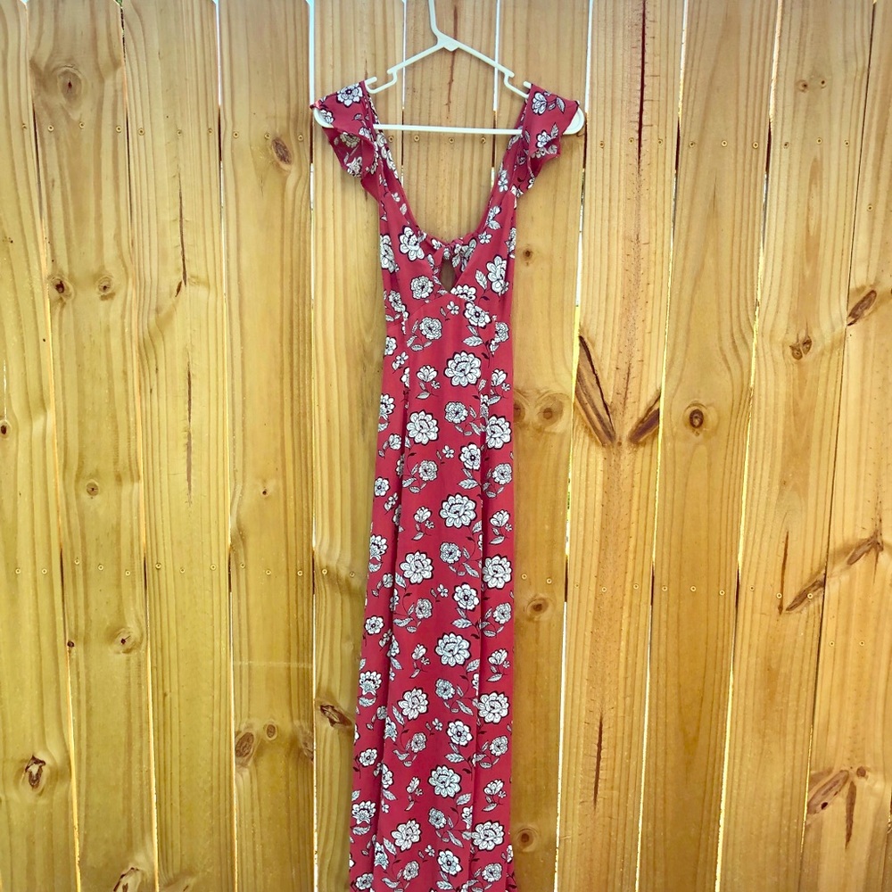 Boho summer cut out maxi dress!